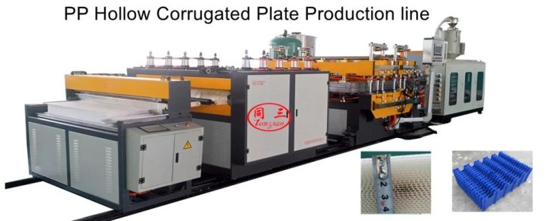 PP/PE/PC Plastic Corrugated Hollow Grid Sheet Board Making Machine/Packing Carton Box Plastic Extruder