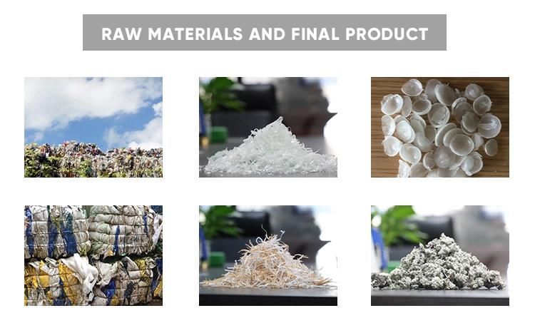 2000kg/H Plastic PP Bottles Crushing Floating Washer PP Woven Bags Plastic Recycling Machine