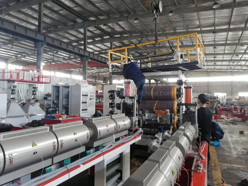 Chaoxu Two Layers High-Efficiency School Bag Plastic Sheet Extruders Machinery