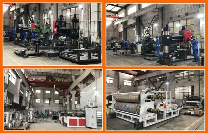 Conical Twin-Screw Plastic Extruder/ Spc Flooring Production Line/Plastic Extrusion Machine