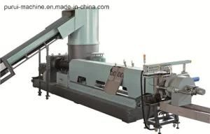 PE PP PLA Film Plastic Recycling Machinery and Pelletizer