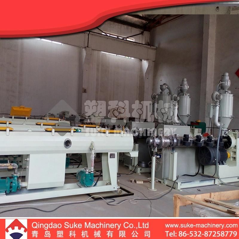 PE Natural Gas Pipe Making Extrusion Extruder Machine