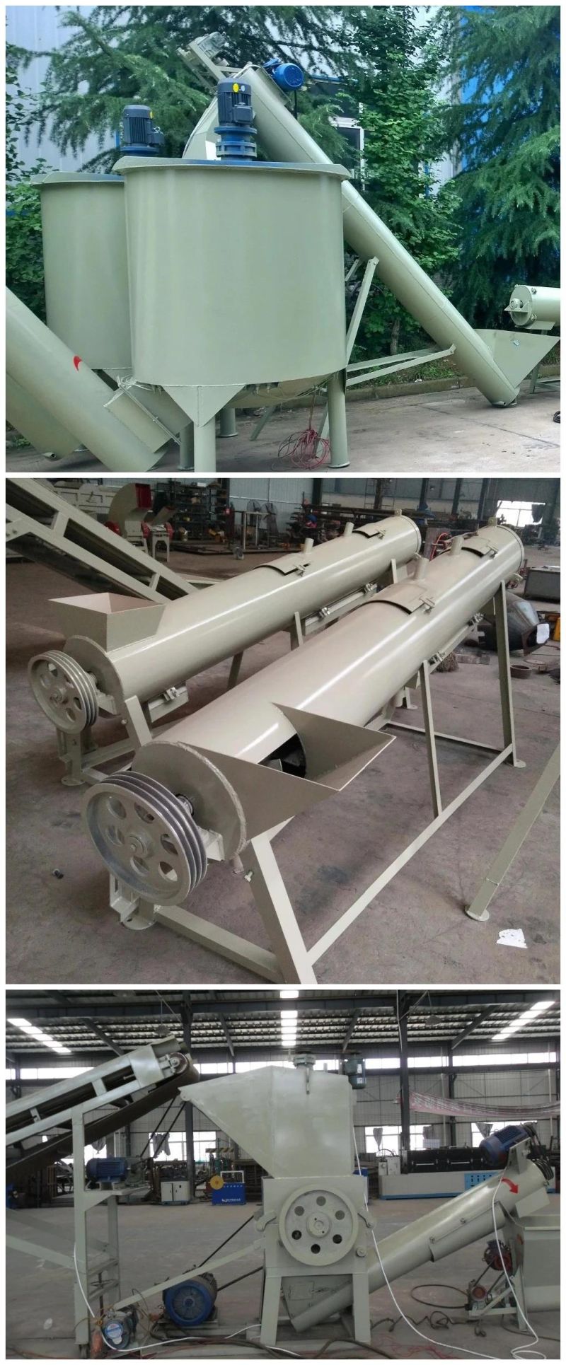 Crushing Washing Drying Recycling Line for Pet Bottles