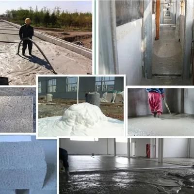 Construction Cellular Lightweight Mixing Concrete Block Brick Making Machinery Foam Cement ...