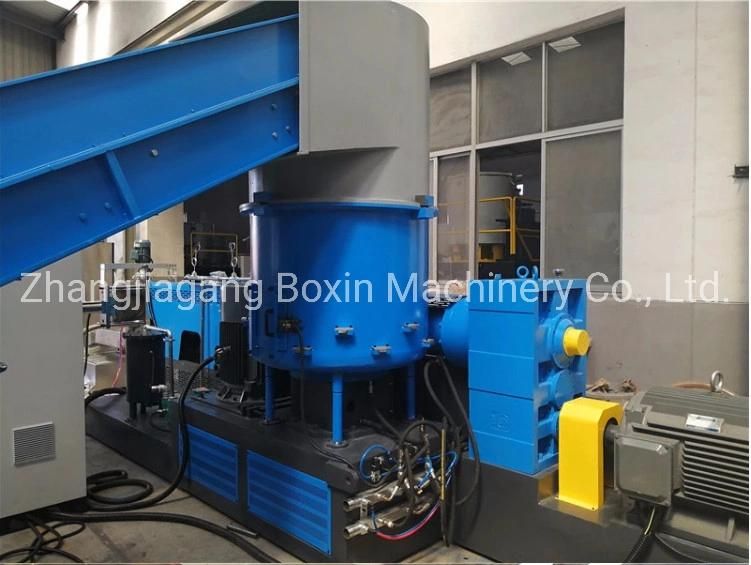 Recycled Plastic Polyethylene Granules Pellets Granulating Making Machine