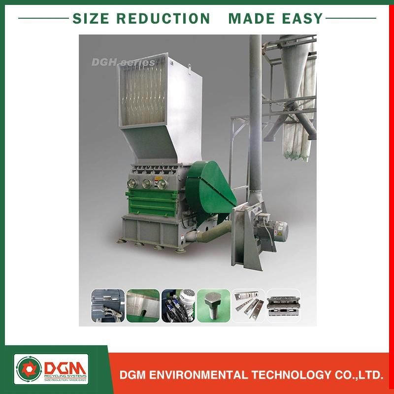 Economic Cheap Plastic Recycling Machine Crusher Granulator for Nylon Lump Pipe Tires Wood