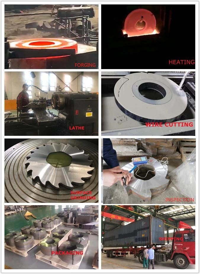 Customized Raised Center Square Rotor for Shredder