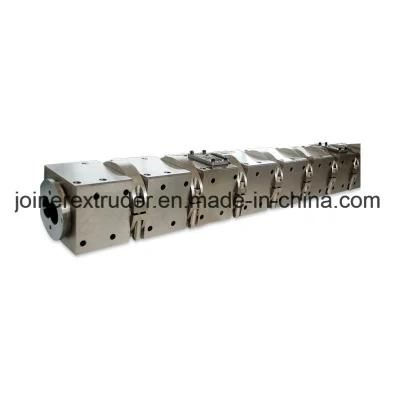 Manufacturer Twin Screw Extruder Machine Parts Twin Screw Barrel