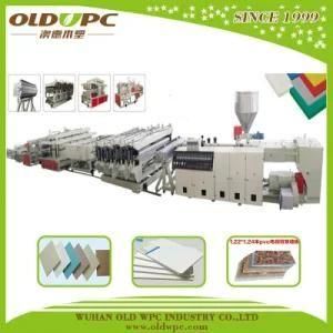 Ce Certificate WPC Foam Board Extrusion Line