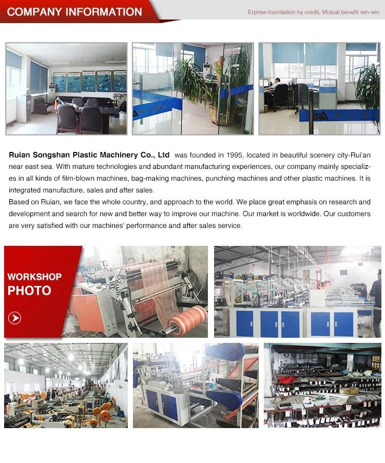 High Quality Double Line Plastic Bag Making Machine