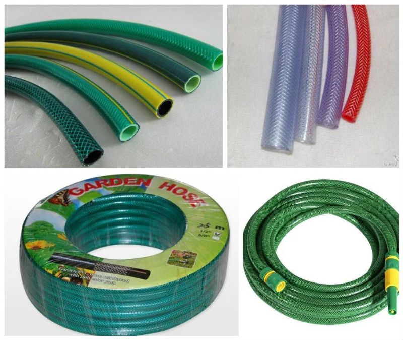 PVC Fiber Reinforced Soft Pipe/Garden Hose/Tube Pipe Extruder