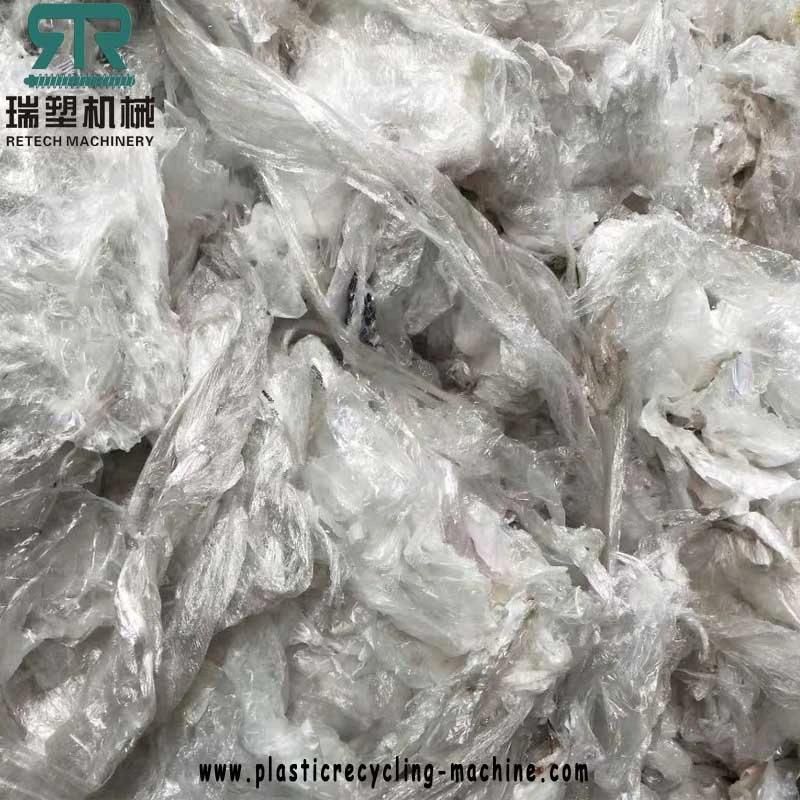 Plastic Squeezed Ground/Agriculture/Packaging LDPE LLDPE 98/95 Film Granulating Line