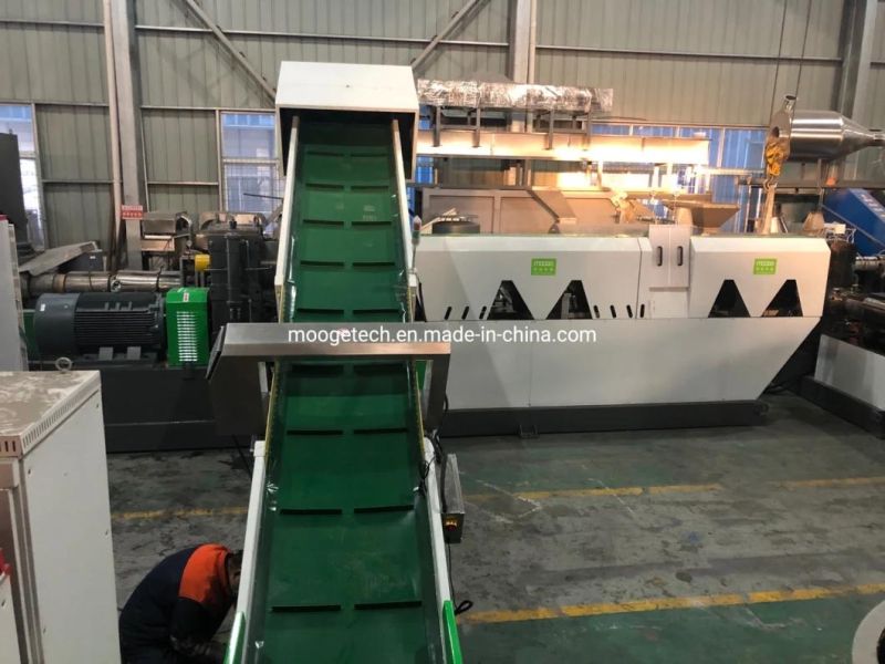 Waste Plastic Granulator Plant / PE PP Water Ring plastic film pelletizer / pelletizing machine