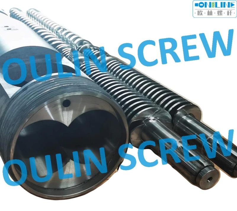 65/132 Twin Conical Screw Barrel for Gpm Extrusion