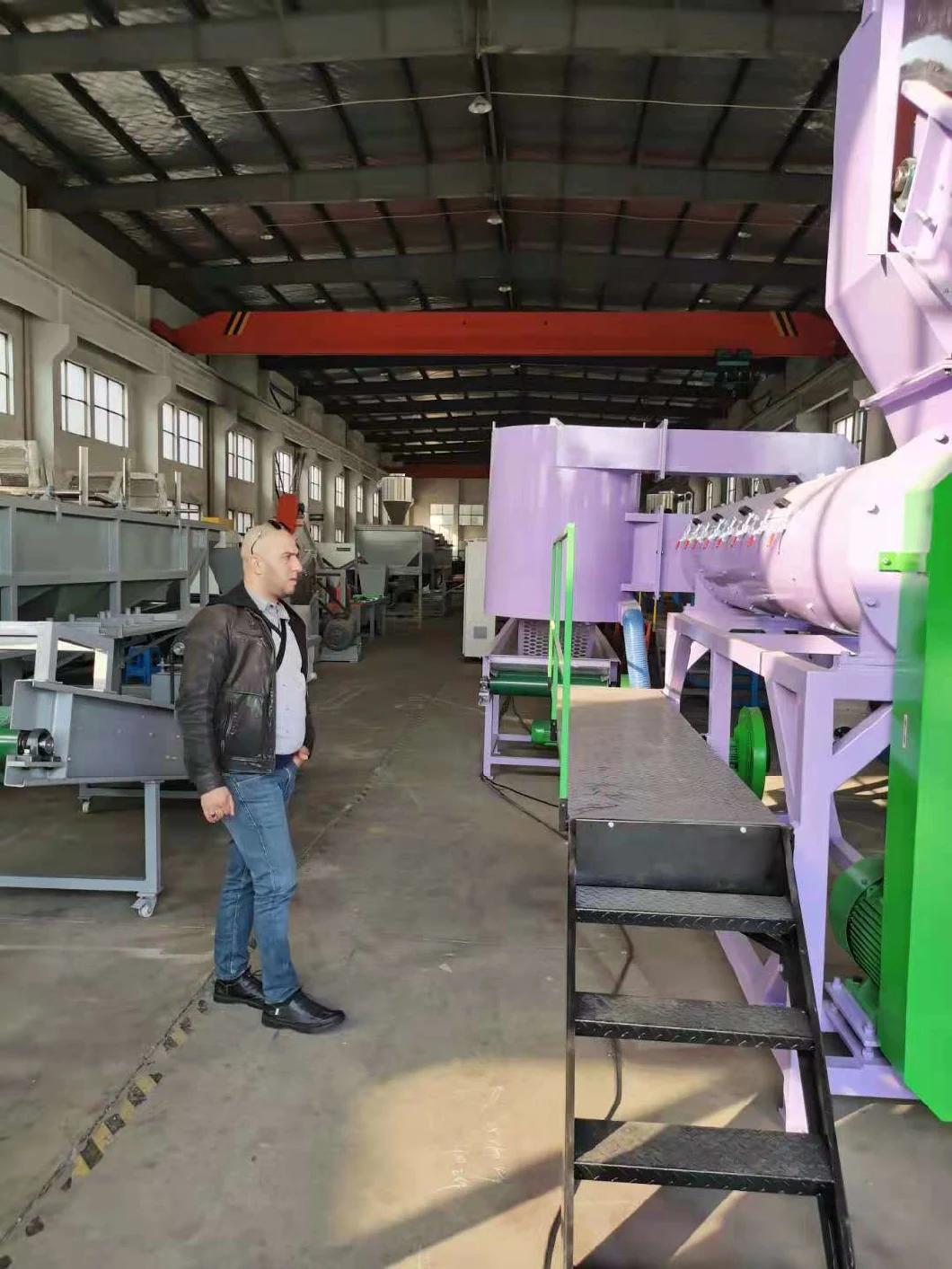 Plastic PP, PE, Pet, ABS Bottles, Oil Bucket Recycling Machine