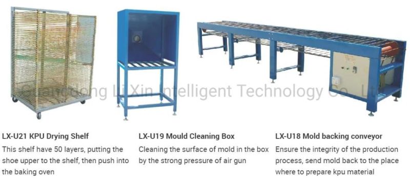 Kpu Sport Shoe Cover and Bar Mat Making Molding Machine