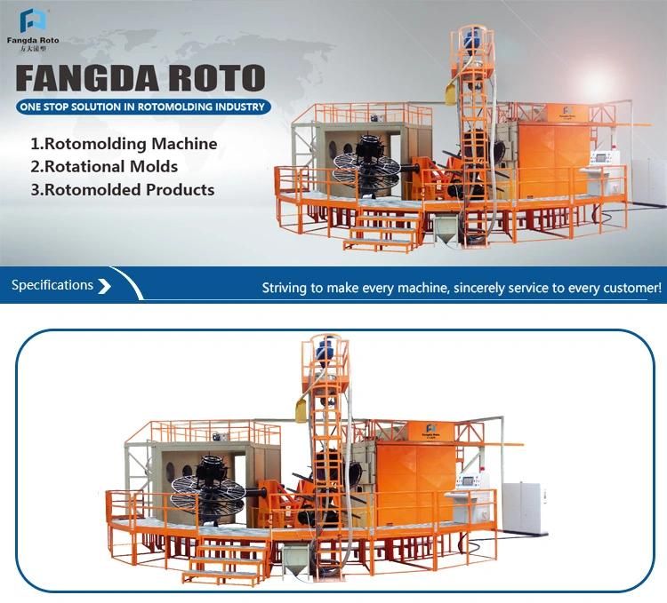 Plastic Making Machine Multi-Arm Rotational Molding Machine