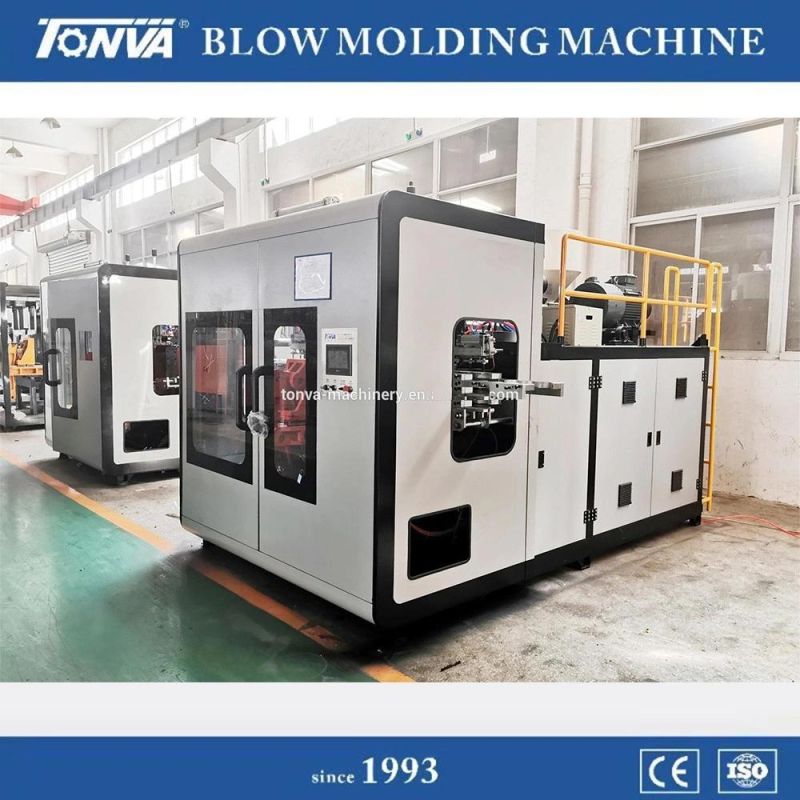 Plastic Extrusion Blow Molding Machine and Molds for Multy Color Pot and Multy Stripe Line Bottle African Using Pot Production