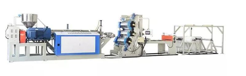 Single Layer Plastic Sheet Extruding Machine