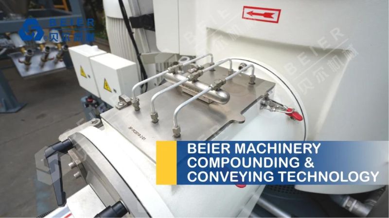 Parallel Twin Screw Extrusion Die-Face Hotting Cutting Granulation Line 300-400kg/H