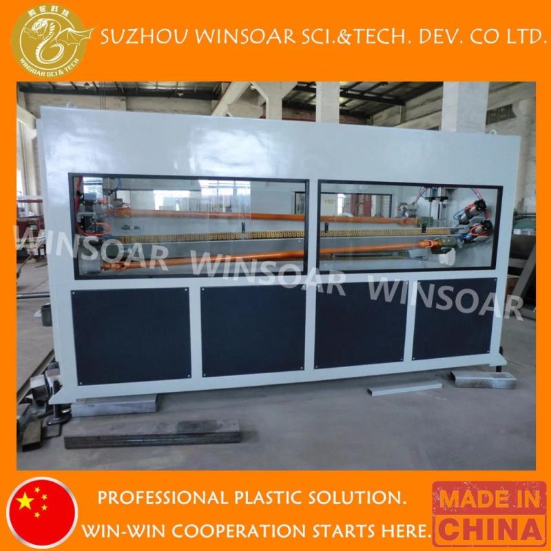 Plastic PVC/CPVC/UPVC Water& Electric Conduit Pipe/Tube (extruder, haul off, cutting winding, belling) Extrusion/Extruding Making Production Line Machine