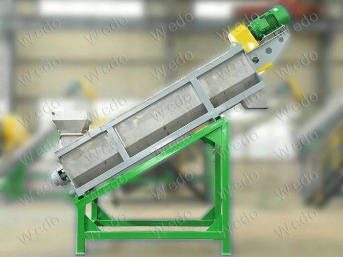 2022 Plastic Waste HDPE Bottle Flakes Pelletizing Recycling Wachine Machine