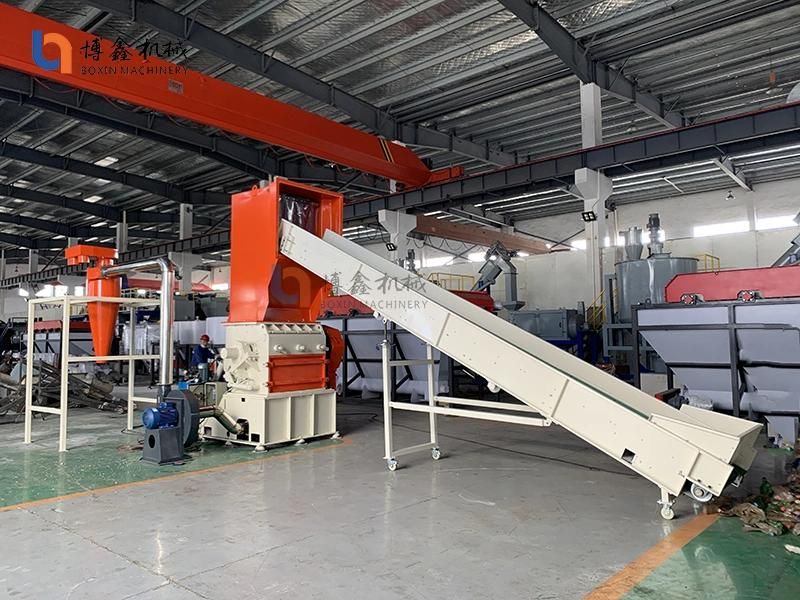 PP PE PS Pet Big Lump Crusher Waste Plastic and Rubber Industry Heavy Granulator Plastic Bottle Pipes Agricultural Film Drum Plastic Grinder Shredder Machine