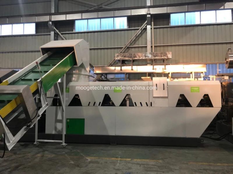 Waste Plastic Granulator Plant / PE PP Water Ring plastic film pelletizer / pelletizing machine