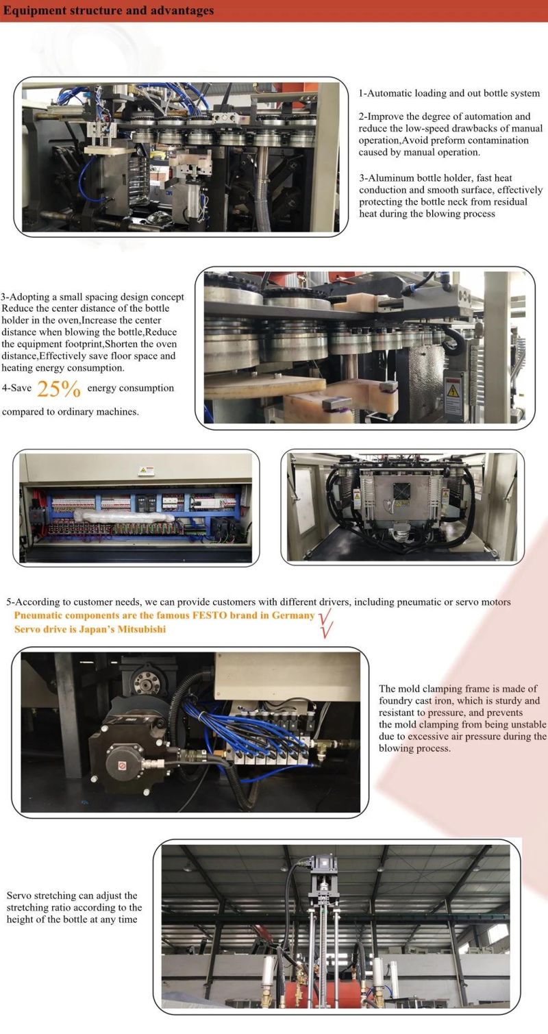 20L Automatic Blowing Molding Machine with CE Water Bottle Machine