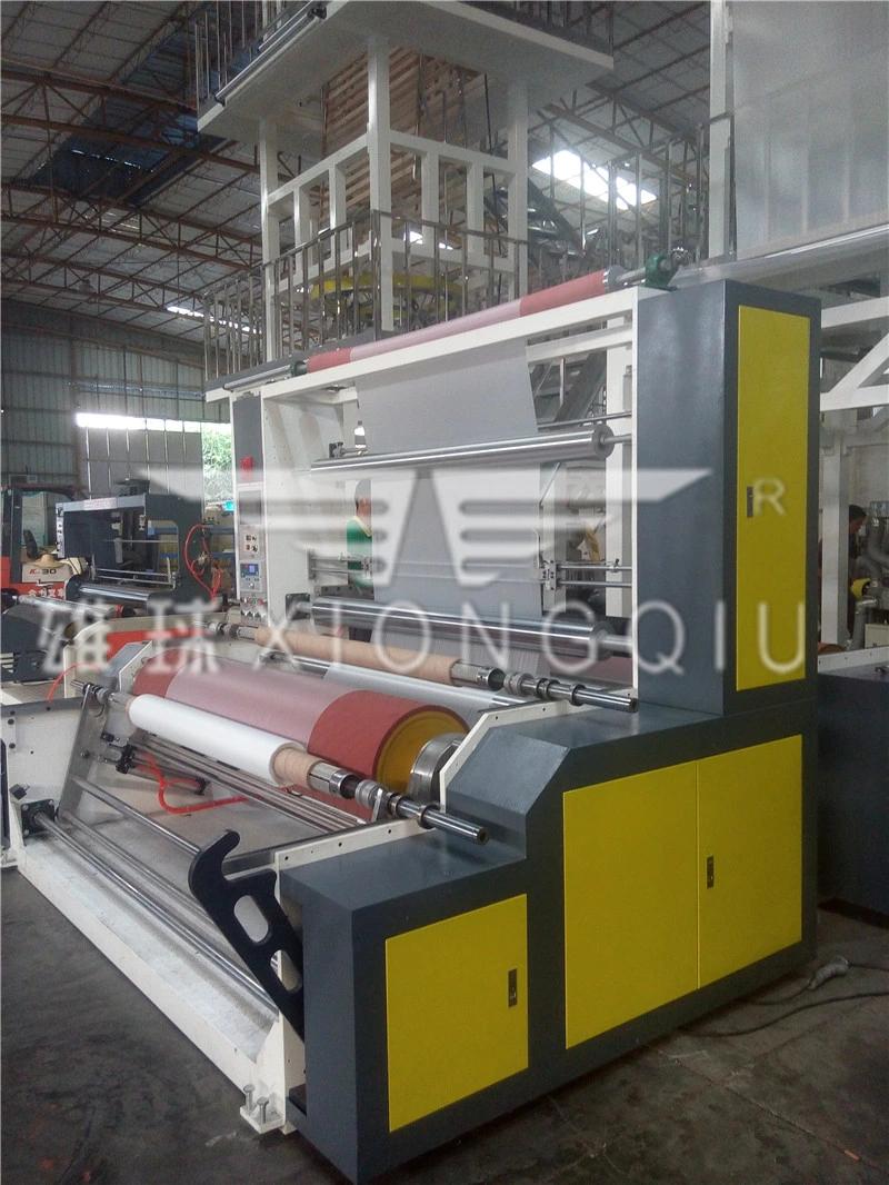 2019 Xiongqiu 1700mm ABA Po Film Blowing Machine with Double Friction Winder