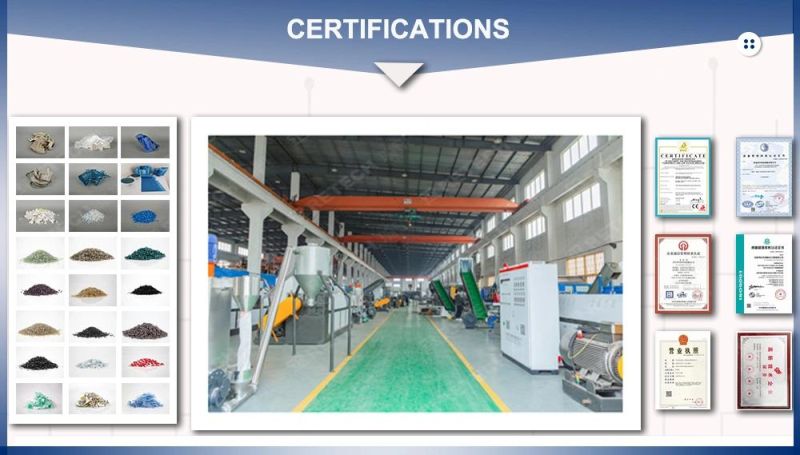 Plastic Pelletizer Machine LDPE PP PE HDPE Film Granulating Line