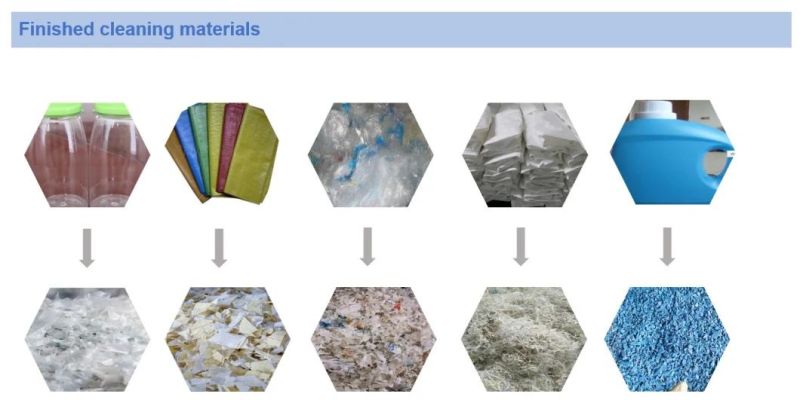 Full Automatic Complete Plastic Recycling Pelletizing Granulating Extruder Production Machines