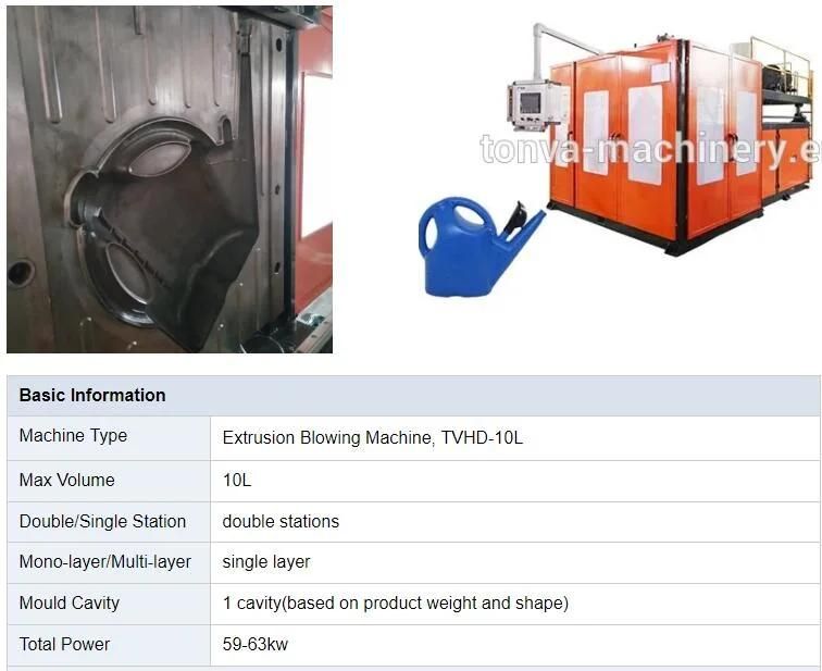 Plastic Watering Pot Sprayer Production Extrusion Blow Molding Machine