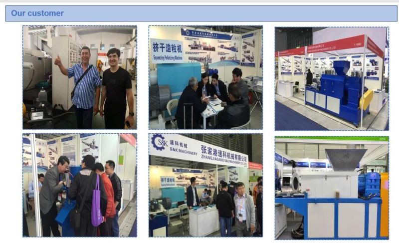Full Automatic Complete Plastic Recycling Pelletizing Granulating Extruder Production Machines
