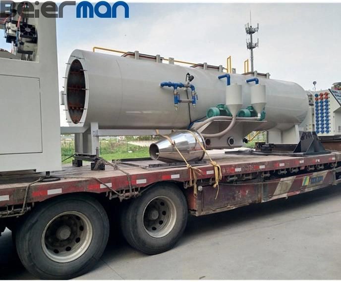 Ce 710-800mm Large Plastic PVC Conduit Industrial Usage Drainage Water Pipe Sjsz92/188 Conical Twin Screw Extruder/Extrusion/Extruding/Making/Production Line