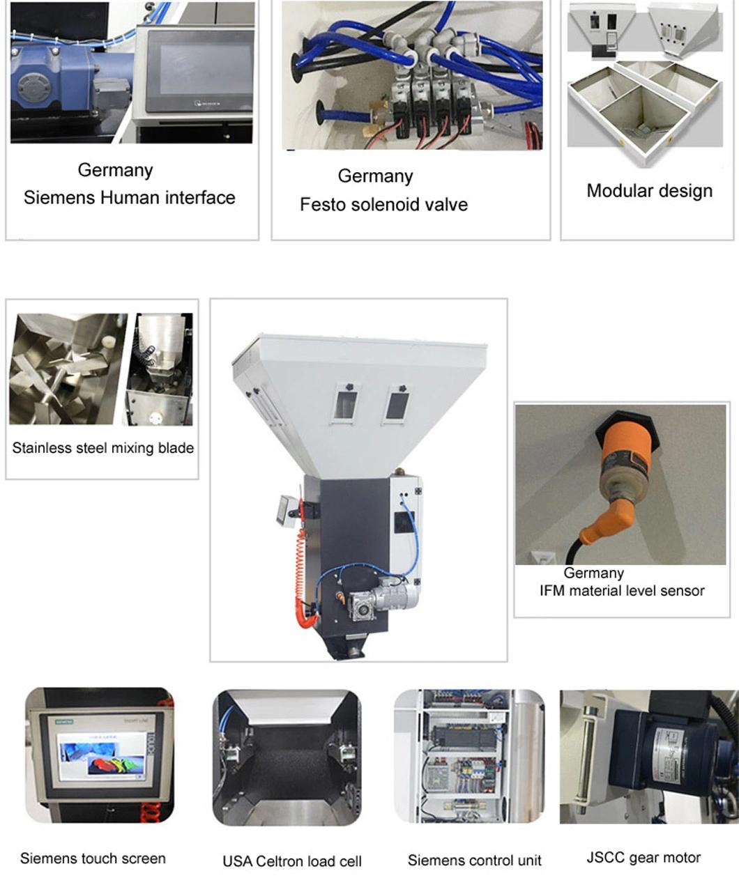 Automatic Gravimetric Doesing MB Feeder Masterbatch Blender for Blender for Cable Extruder