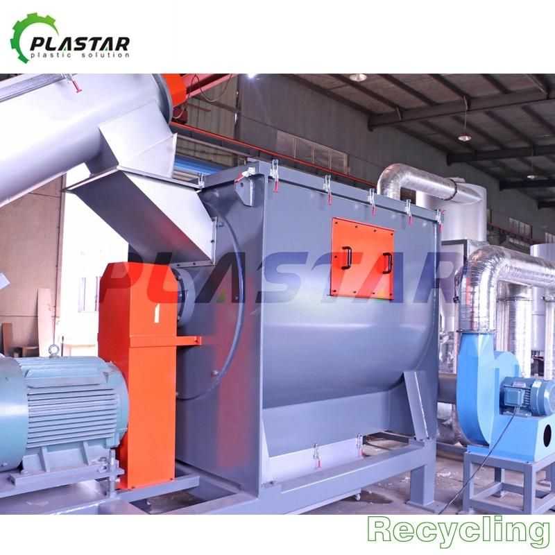 1000kg/H Waste PP PE Plastic Film Woven Bag Crushing Washing Recycling Machine Line