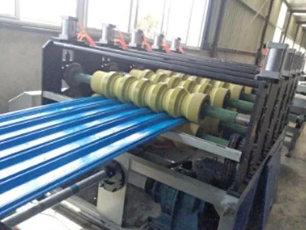 Two-Layers Hollow Corrugated PVC Roof Tile Production Line Plastic Extrusion Machine