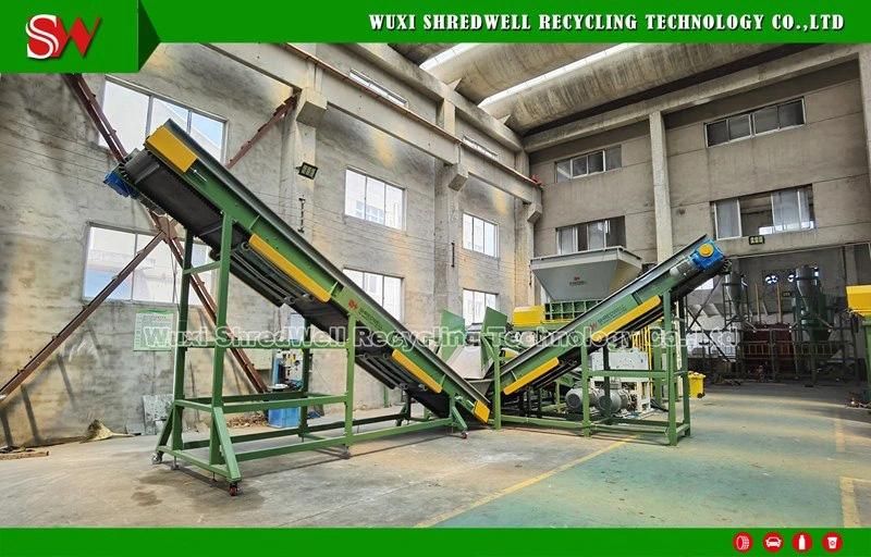 Double/Two Shaft Shredder for Recycling Metal Scraps/Used Tires/Soild Waste/Plastic/Wood