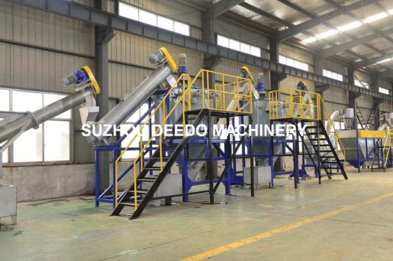 Waste Plastic Pet Bottle Recycling Machine Film Rigid Material Bottle