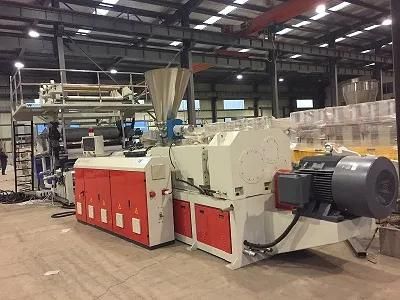 PVC Sheet Four-Roller Calander Extrusion Line for Producing PVC Vinyl Floorings 970mm