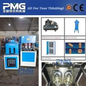 Semiautomatic 2 Cavity Pet Bottle Blowing Moulding Machine