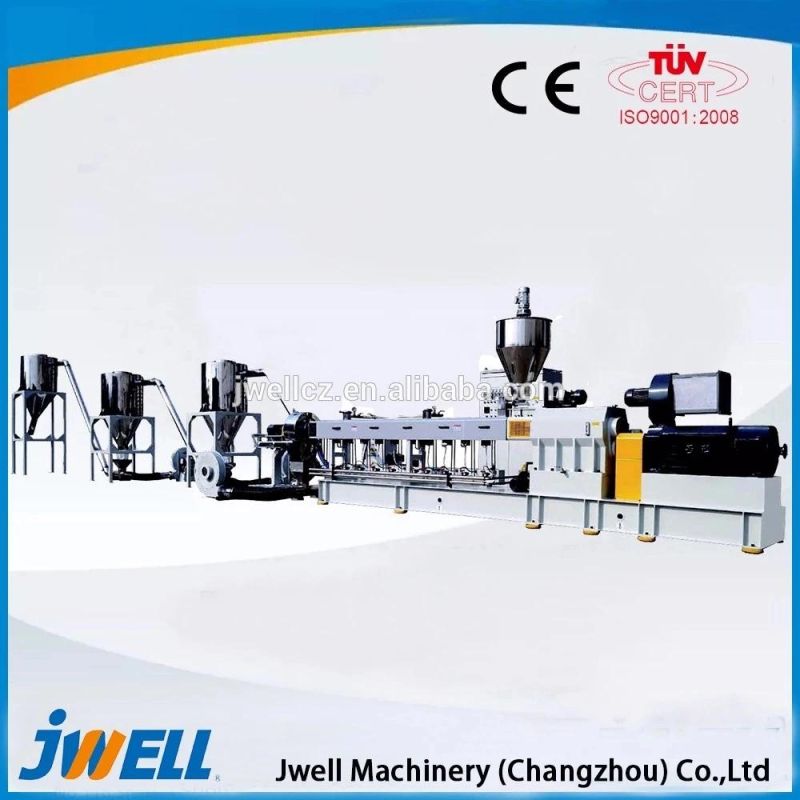 Jwell Special Designed Screw and Barrel Plastic Extrusion Lines for Wood Plastic Products Making Machine