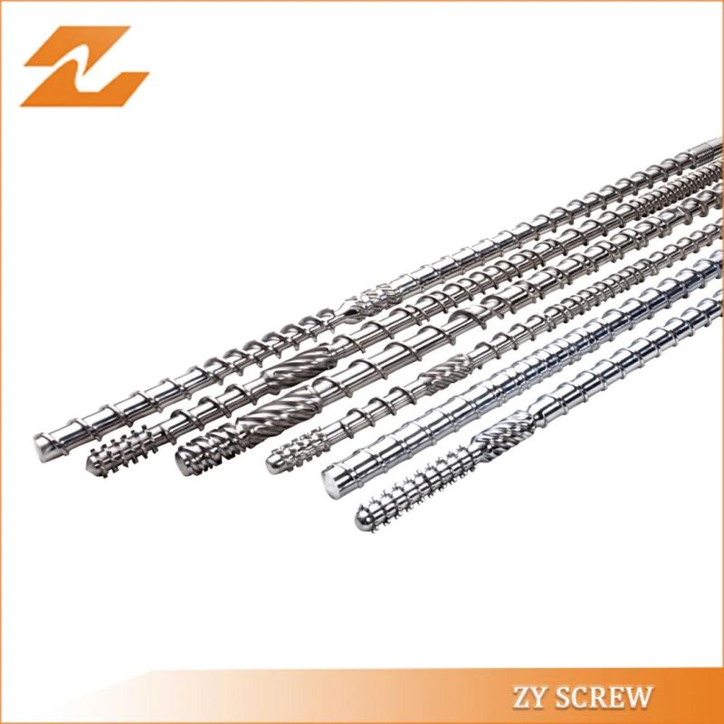 PP PE Flat Film Extrusion Single Screw Barrel