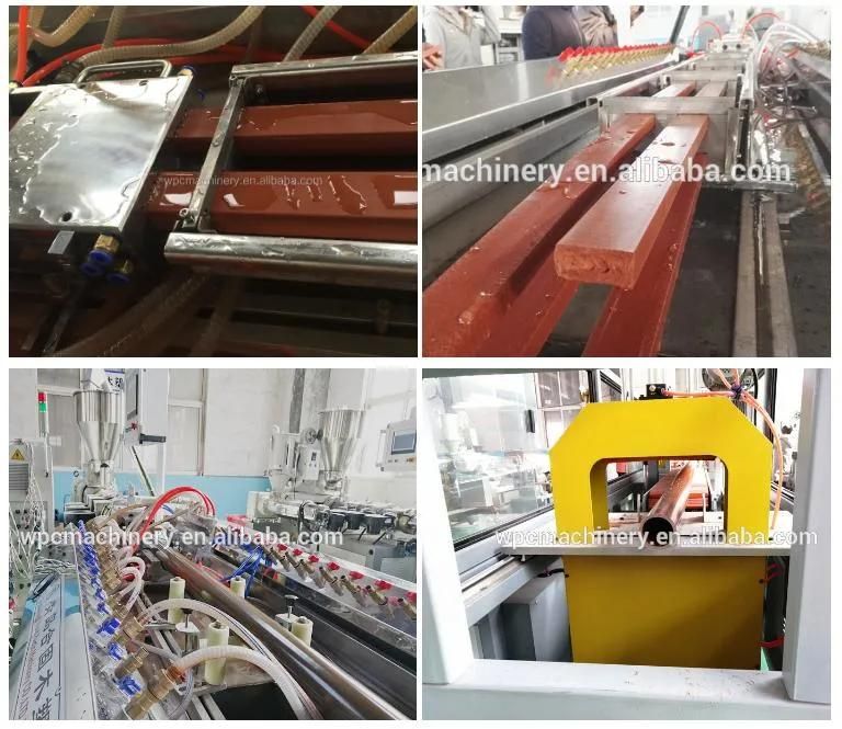 Ultrashield Naturale Co-Extrusion Wood Plastic PE WPC Composite Making Machine