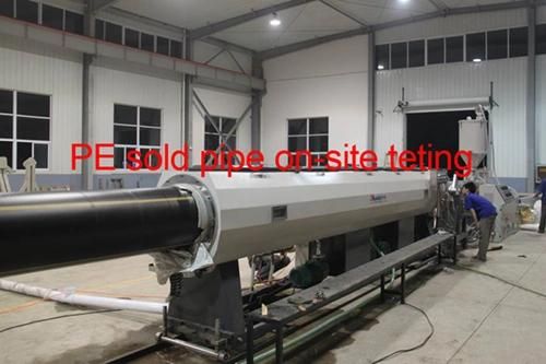 Water Gasoline Three Layers HDPE Pressure Plastic Pipe Co-Extrusion Line