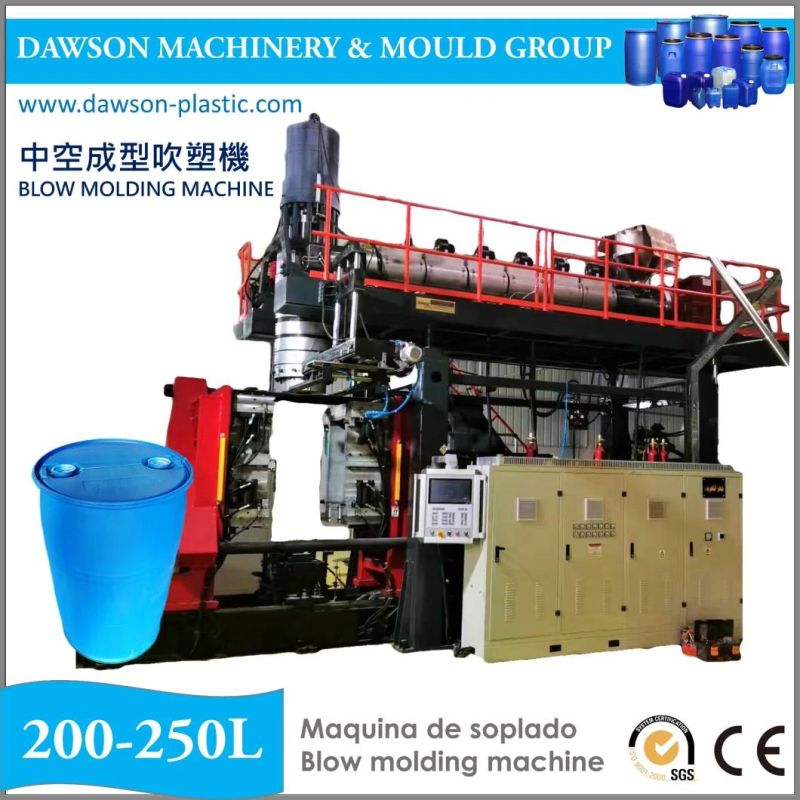 Plastic Moulding Machine with Moog Parison for 200L HDPE Drums