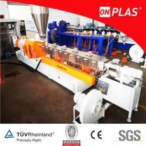 PE Wooden Plastic Twin Screw Compounding Extruder Machine