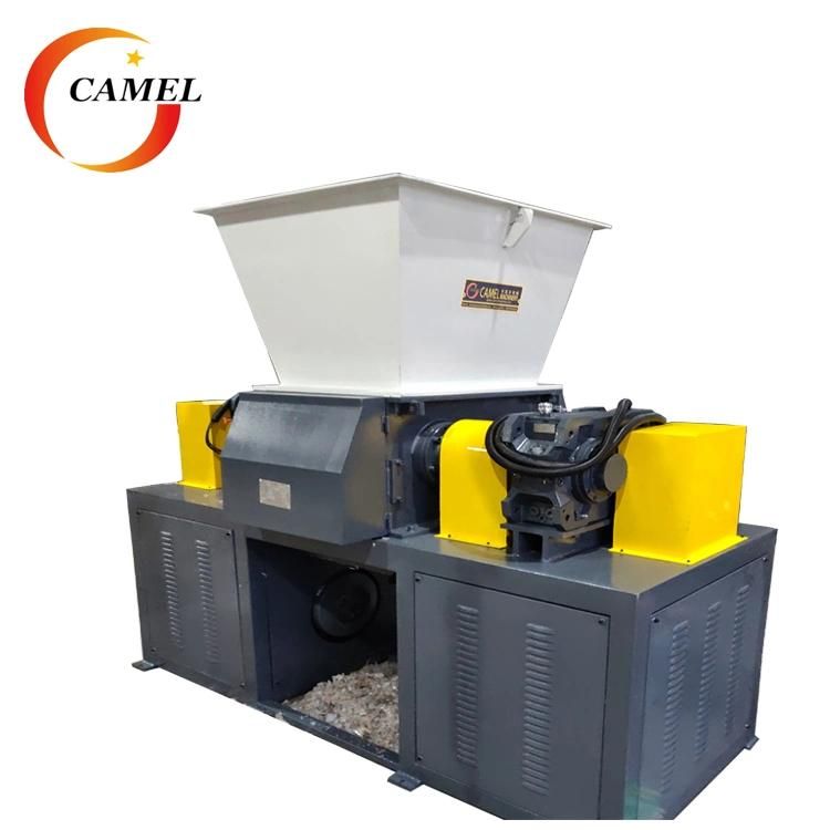 PE PP Plastic Film Double Shaft Shredder Machine Factory