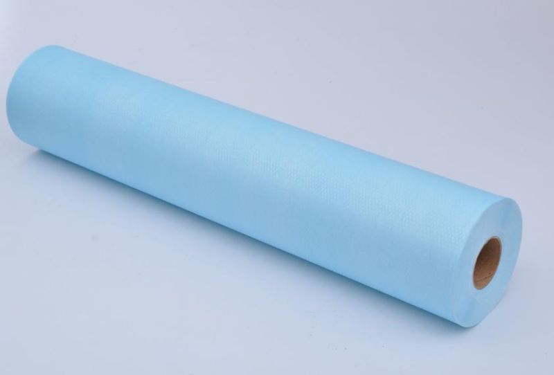 Disposable Nonwoven Bed Roll Tissue Smooth Paper Crepe Paper Couch Roll Exam Table Paper Roll